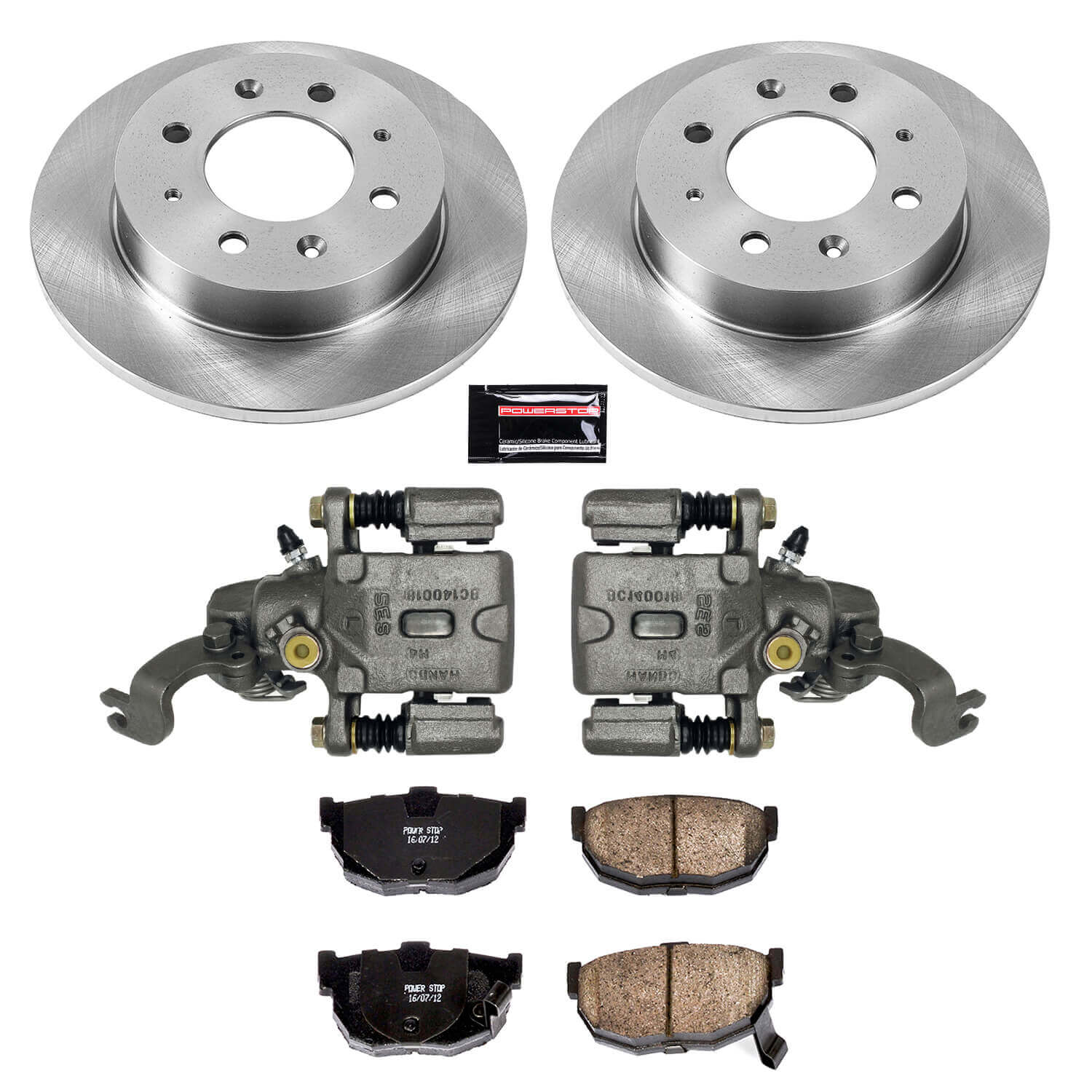 Power Stop KCOE5905 Autospecialty 1-Click Daily Driver Rear Brake Kit for 2004-2009 Kia Spectra product image