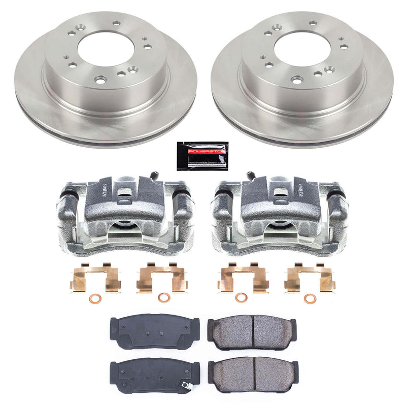 Power Stop KCOE5910 Autospecialty 1-Click OE Replacement Pad And Rotor Kit With Calipers for 2007-2009 Kia Sorento product image