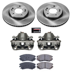 Power Stop KCOE5913 Autospecialty 1-Click OE Replacement Front Brake Kit With Calipers for 2010-2011 Kia Soul product image