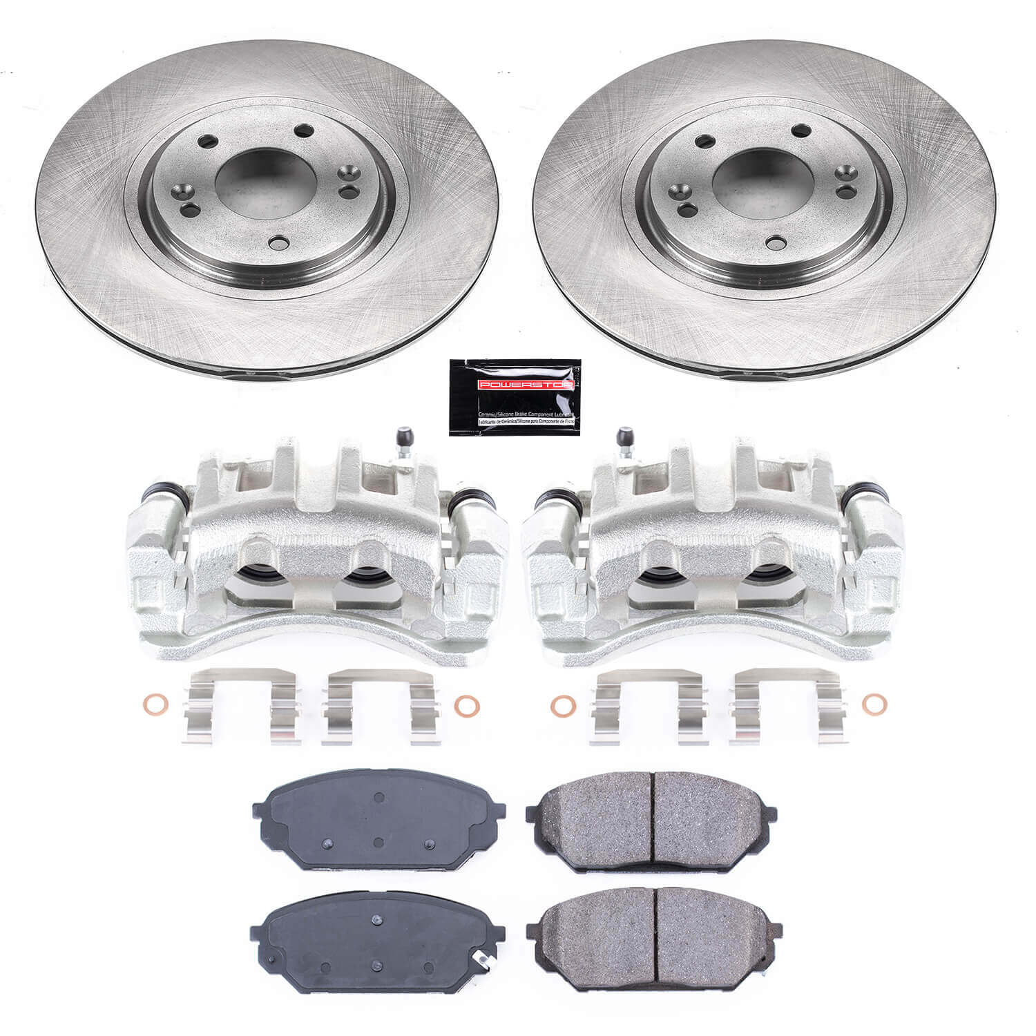 Power Stop KCOE5918 Autospecialty 1-Click OE Replacement Pad And Rotor Kit With Calipers for 2007-2012 Hyundai Veracruz product image