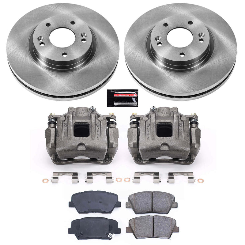 Power Stop KCOE5926 Autospecialty 1-Click OE Replacement Front Brake Kit With Calipers for 2010-2012 Hyundai Santa Fe product image