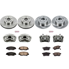 Power Stop KCOE5934 Autospecialty 1-Click Daily Driver Front And Rear Brake Kit for 2011-2012 Honda Accord LX, LX-P, LX-S, SE product image