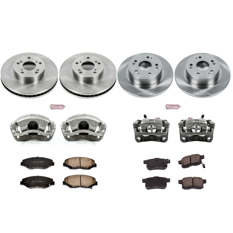 Power Stop KCOE5934 Autospecialty 1-Click Daily Driver Front And Rear Brake Kit for 2011-2012 Honda Accord LX, LX-P, LX-S, SE product image