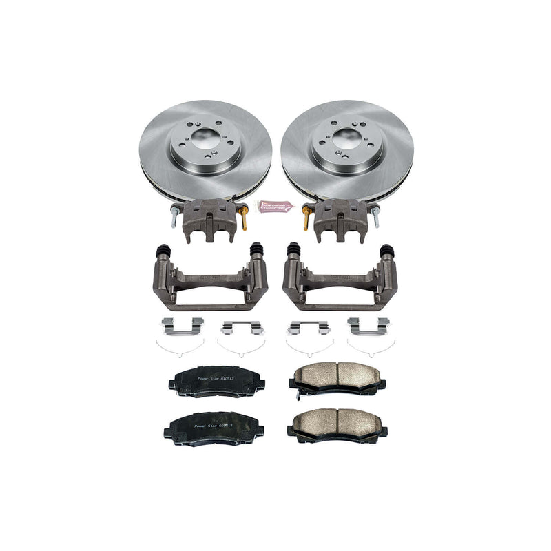 Power Stop KCOE5939 Autospecialty 1-Click Daily Driver Front Brake Kit for 2012-2014 Honda Ridgeline product image