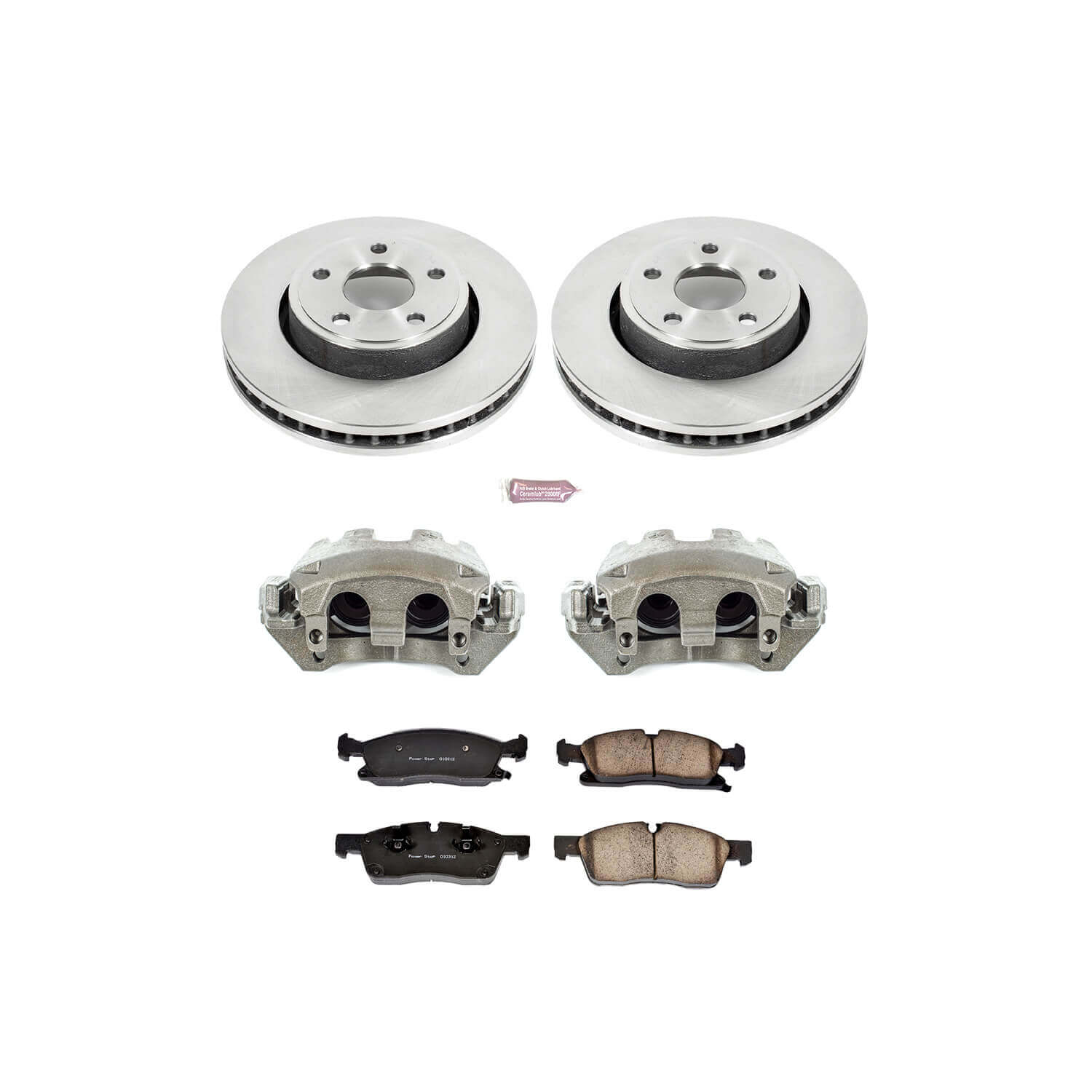 Power Stop KCOE5951 Autospecialty 1-Click Daily Driver Front Brake Kit for 2011-2017 Dodge Durango product image