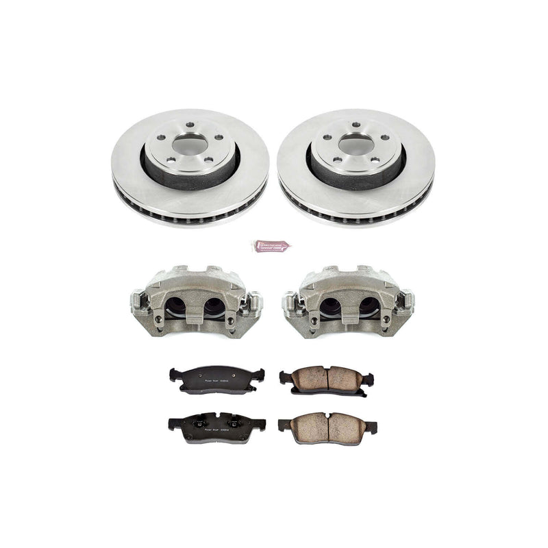 Power Stop KCOE5951 Autospecialty 1-Click Daily Driver Front Brake Kit for 2011-2017 Dodge Durango product image