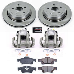 Power Stop KCOE5953 Autospecialty 1-Click OE Replacement Rear Brake Kit With Calipers for 2011-2017 Dodge Durango product image
