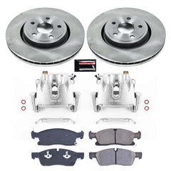 Power Stop KCOE5954 Autospecialty 1-Click OE Replacement Front Brake Kit With Calipers for 2011-2017 Dodge Durango product image