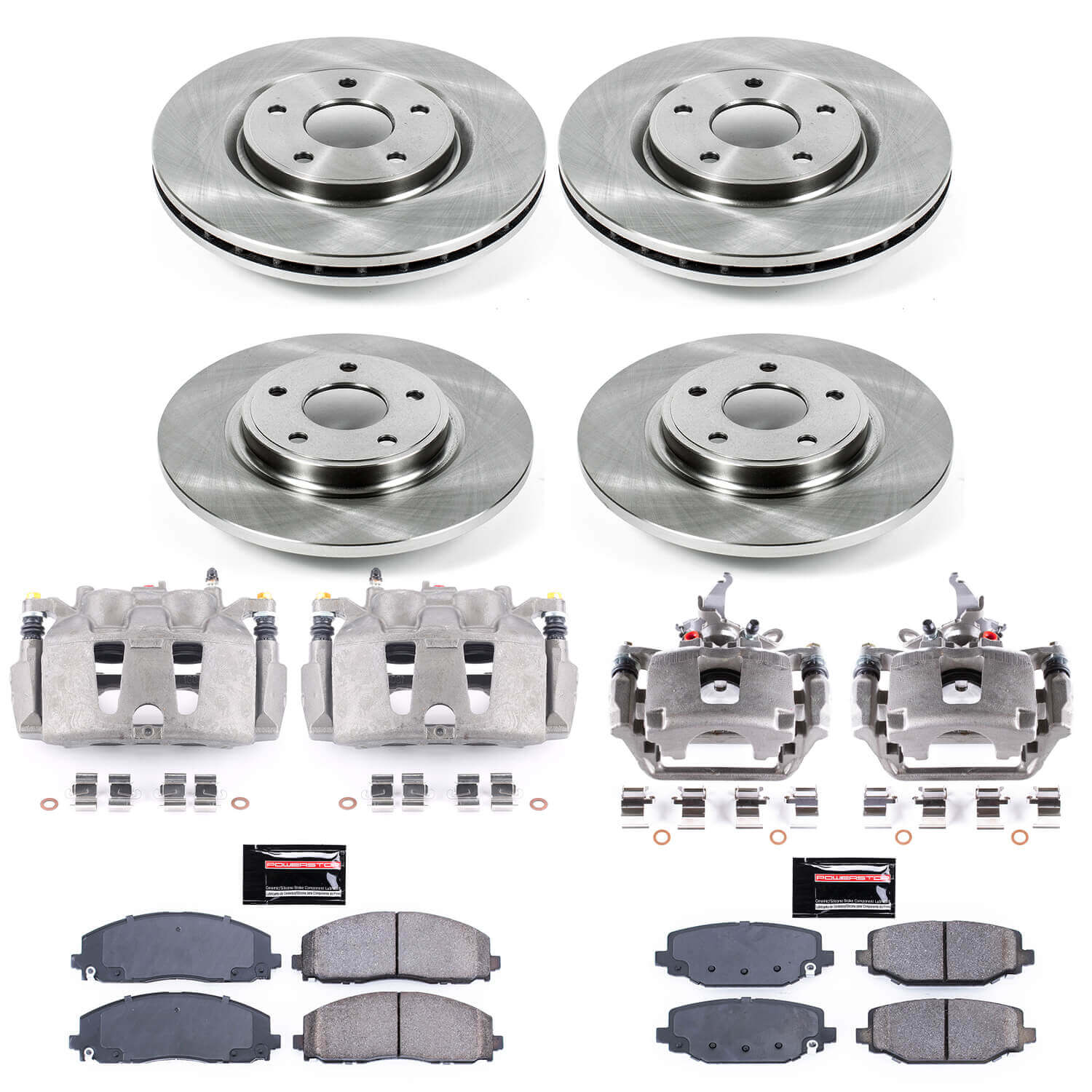 Power Stop KCOE5960B Autospecialty 1-Click OE Replacement Pad And Rotor Kit With Calipers for 2012-2020 Dodge Journey product image