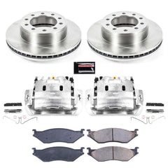 Power Stop KCOE5964 Autospecialty 1-Click OE Replacement Front Brake Kit With Calipers for 2005-2009 Ford F-450 Super Duty product image