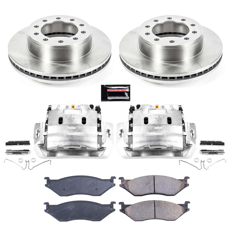 Power Stop KCOE5964 Autospecialty 1-Click OE Replacement Front Brake Kit With Calipers for 2005-2009 Ford F-450 Super Duty product image