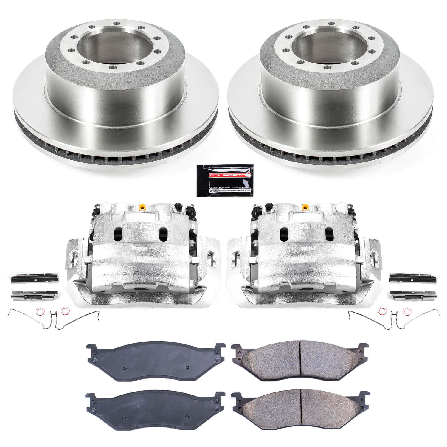 Power Stop KCOE5966 Autospecialty 1-Click OE Replacement Rear Brake Kit With Calipers for 2005-2009 Ford F-450 Super Duty product image