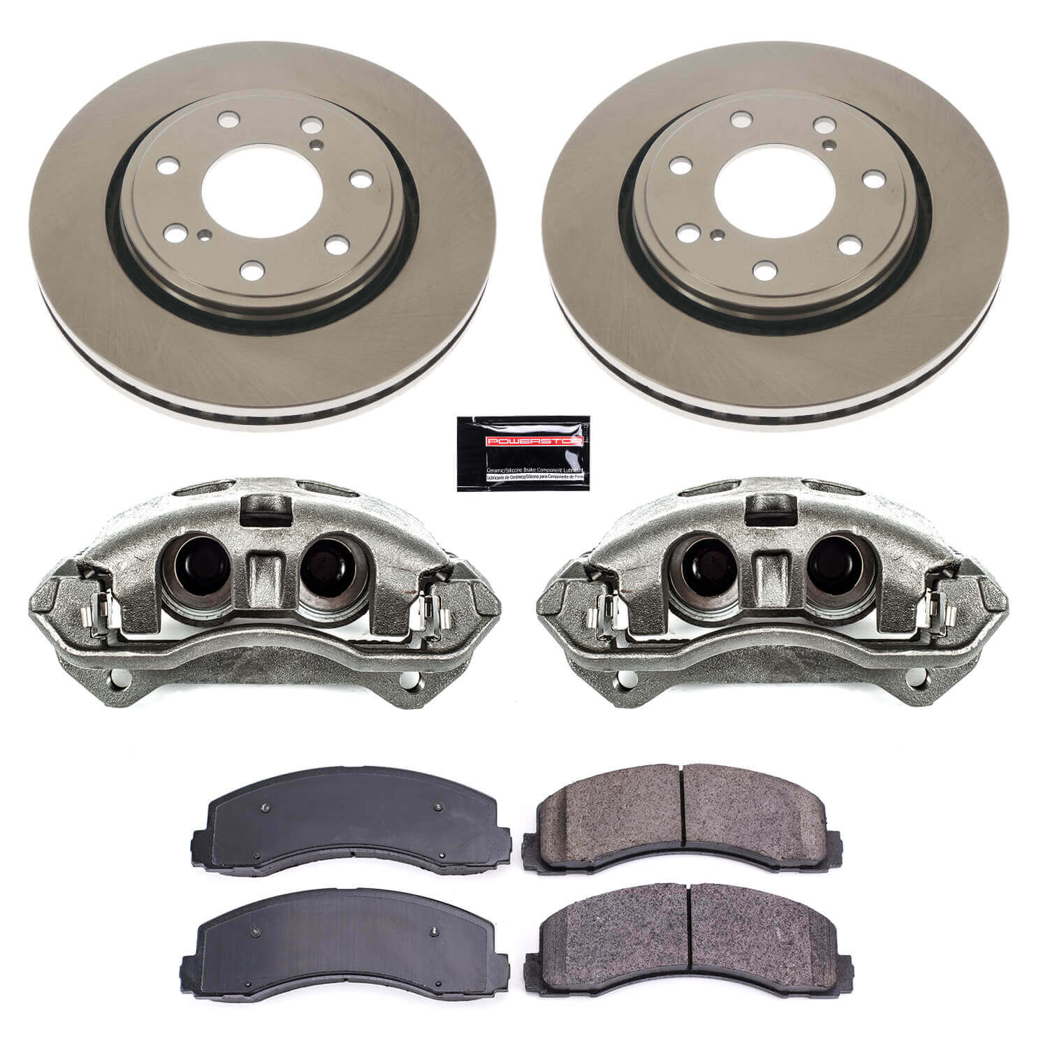 Power Stop KCOE5972A Autospecialty 1-Click OE Replacement Pad And Rotor Kit With Calipers for 2012-2014 Ford F-150 product image