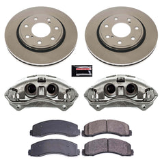 Power Stop KCOE5972A Autospecialty 1-Click OE Replacement Pad And Rotor Kit With Calipers for 2012-2014 Ford F-150 product image