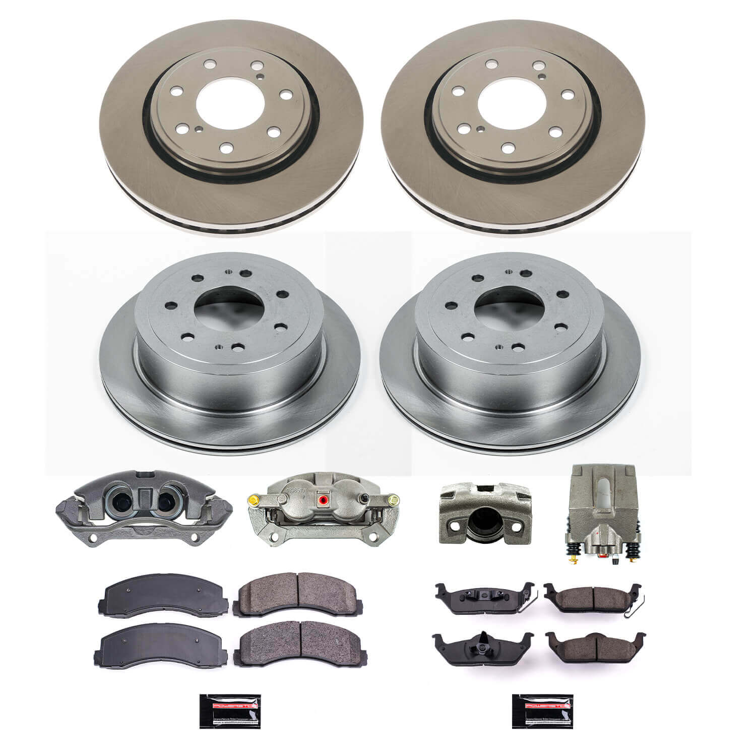 Power Stop KCOE5973 Autospecialty 1-Click OE Replacement Pad And Rotor Kit With Calipers for 2010-2011 Ford F-150 product image