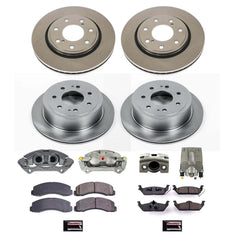 Power Stop KCOE5973 Autospecialty 1-Click OE Replacement Pad And Rotor Kit With Calipers for 2010-2011 Ford F-150 product image