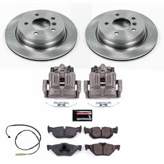 Power Stop KCOE5980 Autospecialty 1-Click OE Replacement Rear Brake Kit With Calipers for 2011-2012 BMW 328I Convertible, Station Wagon product image