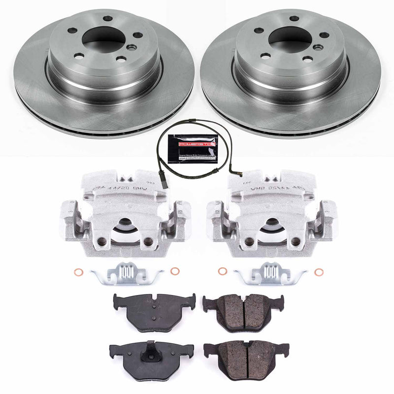 Power Stop KCOE5984 Autospecialty 1-Click OE Replacement Pad And Rotor Kit With Calipers for 2007-2008 BMW X5 3.0SI product image