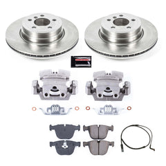 Power Stop KCOE5985 Rear Autospecialty 1-Click OE Replacement Pad And Rotor Kit With Calipers for 2008 BMW X6 XDRIVE50I, XDRIVE35I product image