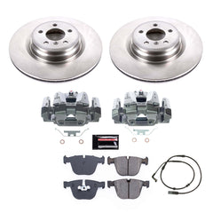 Power Stop KCOE6014 Rear Autospecialty 1-Click OE Replacement Pad And Rotor Kit With Calipers for 2009 BMW 750I product image
