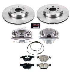 Power Stop KCOE6020 Front Autospecialty 1-Click OE Replacement Pad And Rotor Kit With Calipers for 2011 BMW 535I product image