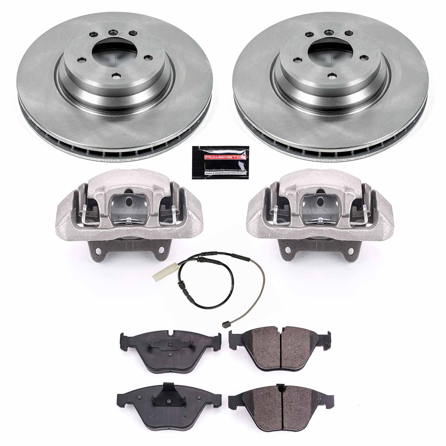 Power Stop KCOE6055 Autospecialty 1-Click Daily Driver Front Brake Kit for 2011 BMW 335D product image