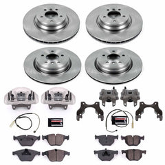 Power Stop KCOE6057 Autospecialty 1-Click Daily Driver Front And Rear Brake Kit for 2011 BMW 335D product image