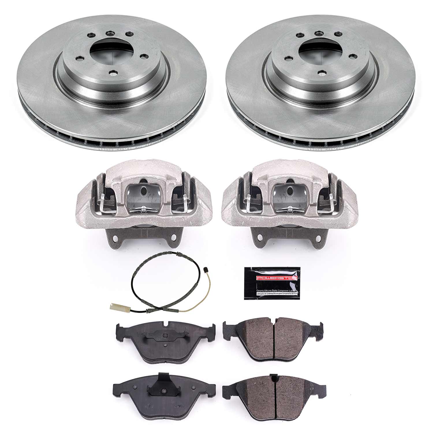 Power Stop KCOE6058 Autospecialty 1-Click Daily Driver Front Brake Kit for 2011-2012 BMW 335I Xdrive product image