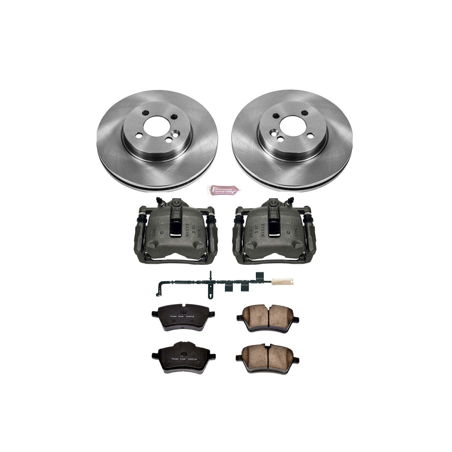 Power Stop KCOE6068 Autospecialty 1-Click Daily Driver Front Brake Kit for 2007 MINI Cooper S Hatchback product image