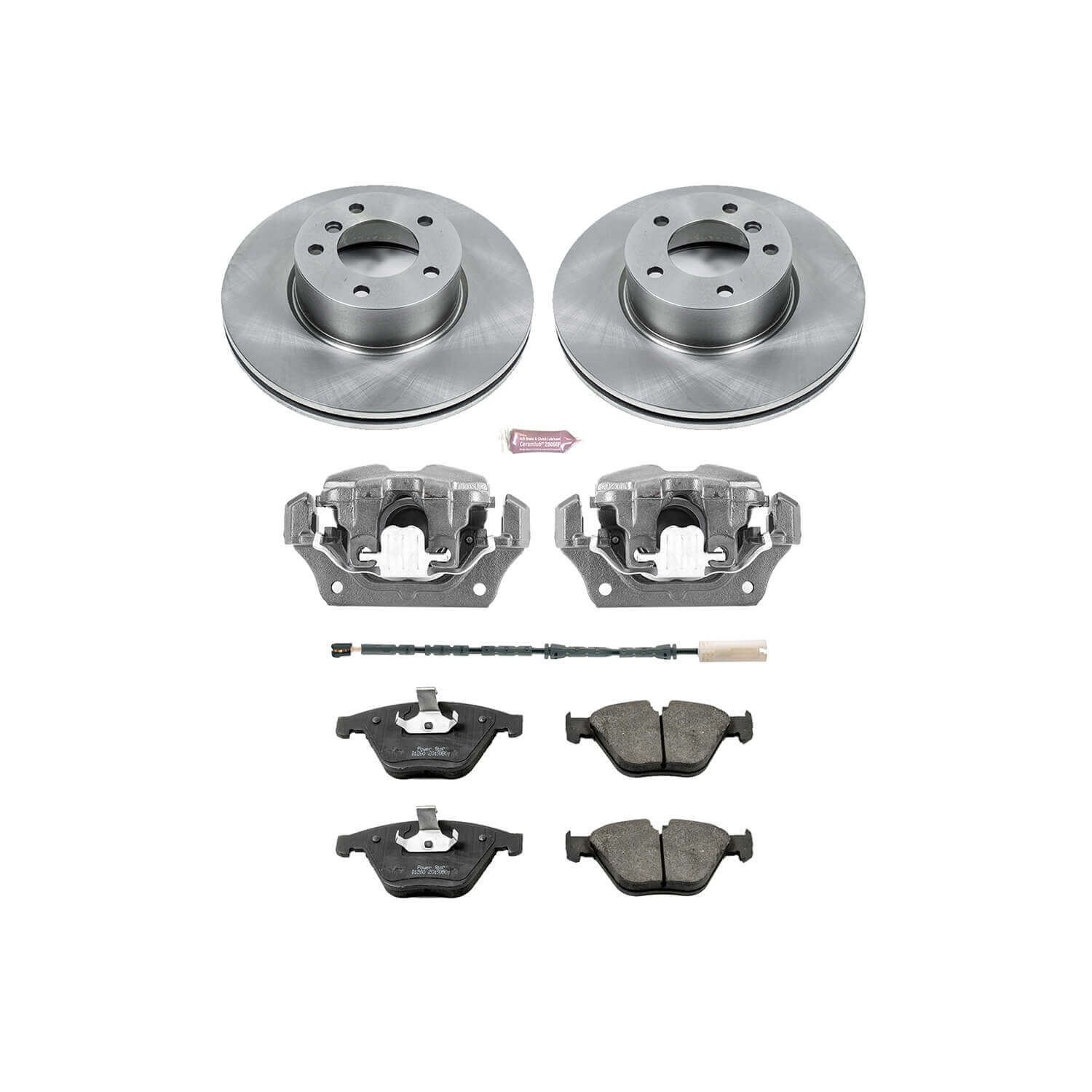 Power Stop KCOE6073 Autospecialty 1-Click Daily Driver Front Brake Kit for 2011 BMW 328I Xdrive product image