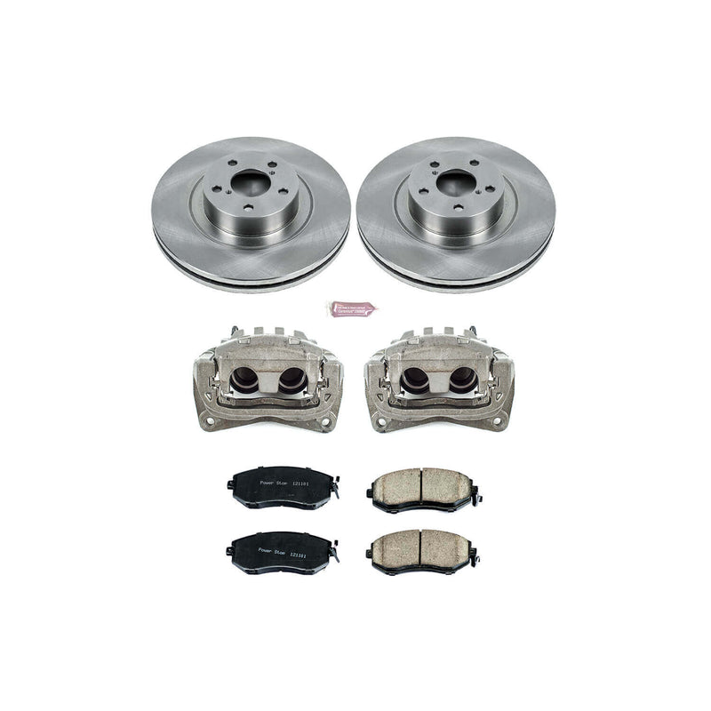 Power Stop KCOE6082 Autospecialty 1-Click Daily Driver Front Brake Kit for 2011-2018 Subaru Forester product image