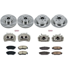 Power Stop KCOE6083 Autospecialty 1-Click Daily Driver Front And Rear Brake Kit for 2011-2013 Subaru Forester product image
