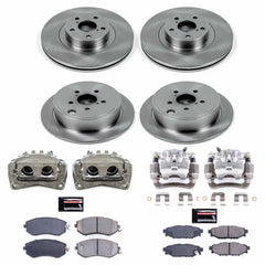 Power Stop KCOE6083A Autospecialty 1-Click OE Replacement Pad And Rotor Kit With Calipers for 2013 Subaru Legacy 2.5I, 2.5I Limited, 2.5I Premium product image