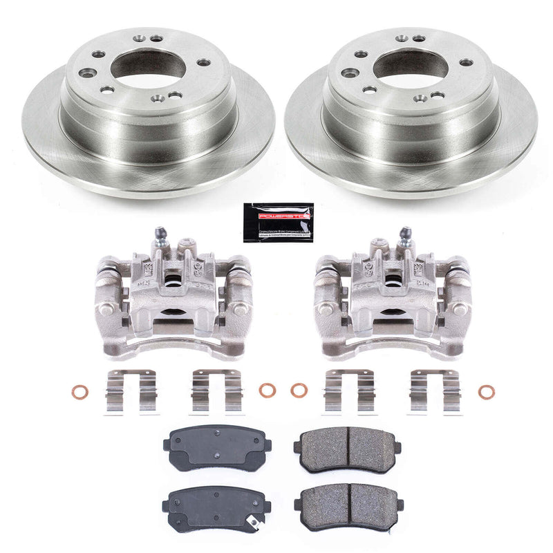 Power Stop KCOE6093A Autospecialty 1-Click OE Replacement Pad And Rotor Kit With Calipers for 2010-2015 Hyundai Tucson Front Wheel Drive product image