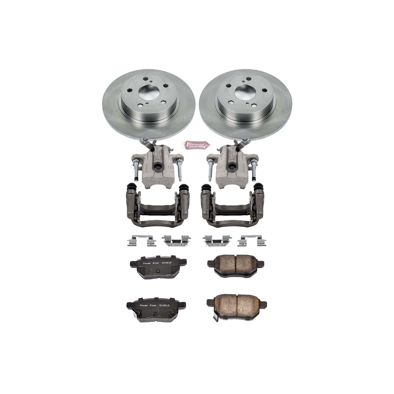 Power Stop KCOE6097 Autospecialty 1-Click Daily Driver Rear Brake Kit for 2011-2016 Scion Tc product image