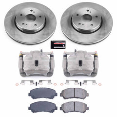 Power Stop KCOE6102 Autospecialty 1-Click OE Replacement Front Brake Kit With Calipers for 2010-2013 Suzuki Kizashi product image