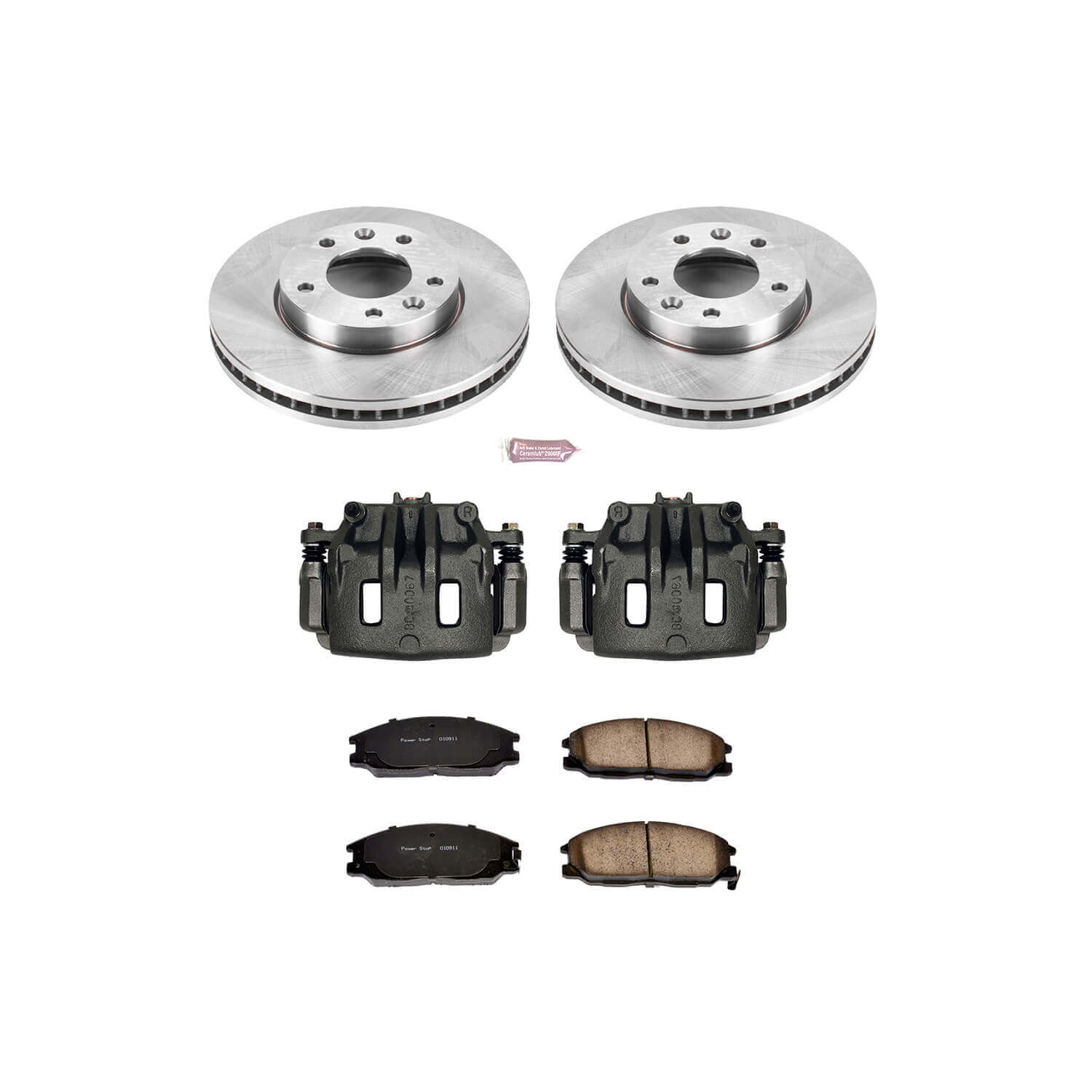 Power Stop KCOE6108 Autospecialty 1-Click Daily Driver Front Brake Kit for 2004-2005 Kia Sedona product image