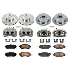 Power Stop KCOE6110 Autospecialty 1-Click Daily Driver Front And Rear Brake Kit for 2008 Subaru Impreza 2.5I, Outback Sport Rear Disc product image