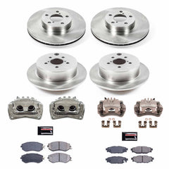 Power Stop KCOE6113 Front And Rear Autospecialty 1-Click OE Replacement Pad And Rotor Kit With Calipers for 2012-2014 Subaru Impreza Base, Limited, Premium, Sport Limited, Sport Premium product image