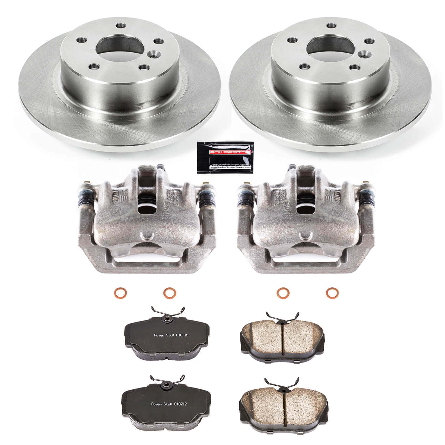 Power Stop KCOE6152 Autospecialty 1-Click OE Replacement Pad And Rotor Kit With Calipers for 1999 Land Rover Discovery Series Ii product image
