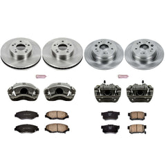 Power Stop KCOE6171 Autospecialty 1-Click Daily Driver Front And Rear Brake Kit for 2002-2004 Honda CR-V product image
