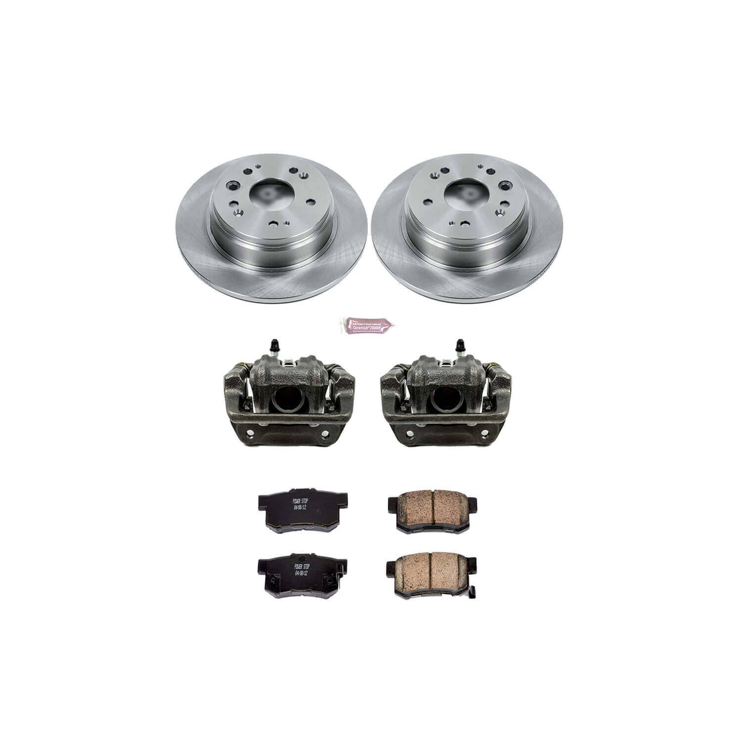 Power Stop KCOE6172 Autospecialty 1-Click Daily Driver Rear Brake Kit for 2002-2004 Honda CR-V product image