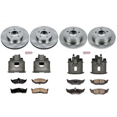 Power Stop KCOE6177 Autospecialty 1-Click Daily Driver Front And Rear Brake Kit for 1998-2004 Chrysler Concorde product image