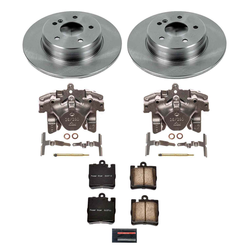 Power Stop KCOE620 Rear Autospecialty 1-Click OE Replacement Pad And Rotor Kit With Calipers for 2006-2008 Mercedes-Benz SLK280 product image