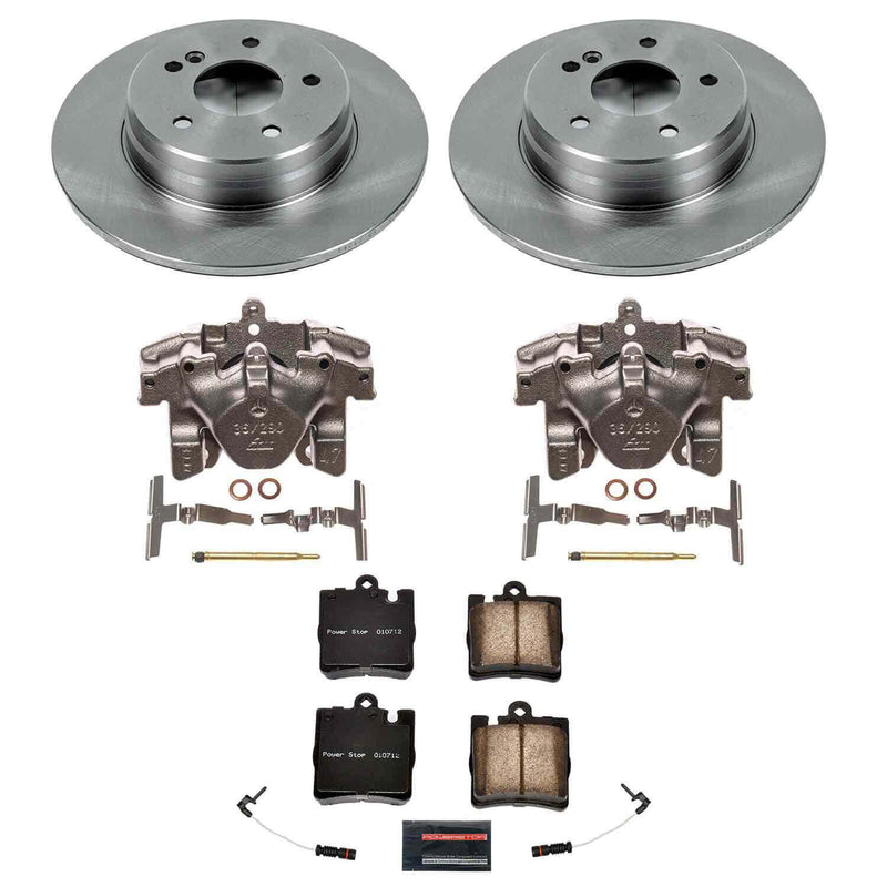 Power Stop KCOE621 Rear Autospecialty 1-Click OE Replacement Pad And Rotor Kit With Calipers for 2000-2002 Mercedes-Benz CLK320 product image