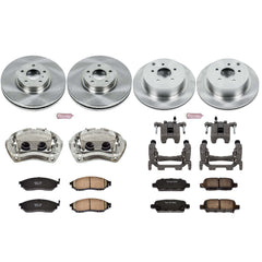 Power Stop KCOE6237 Autospecialty 1-Click Daily Driver Front And Rear Brake Kit for 2012-2013 Infiniti M35H product image