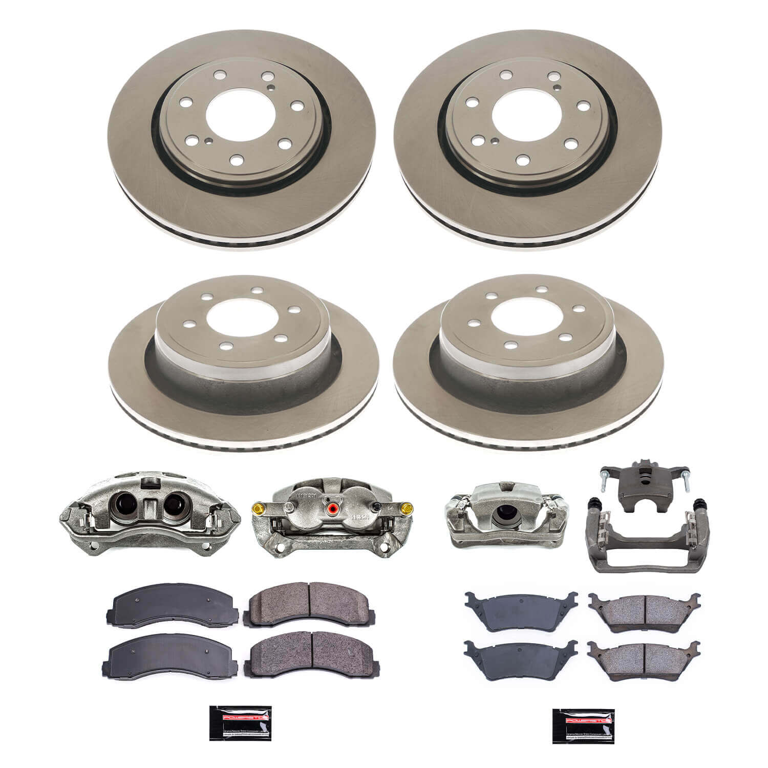 Power Stop KCOE6269 Autospecialty 1-Click OE Replacement Pad And Rotor Kit With Calipers for 2012-2014 Ford F-150 product image