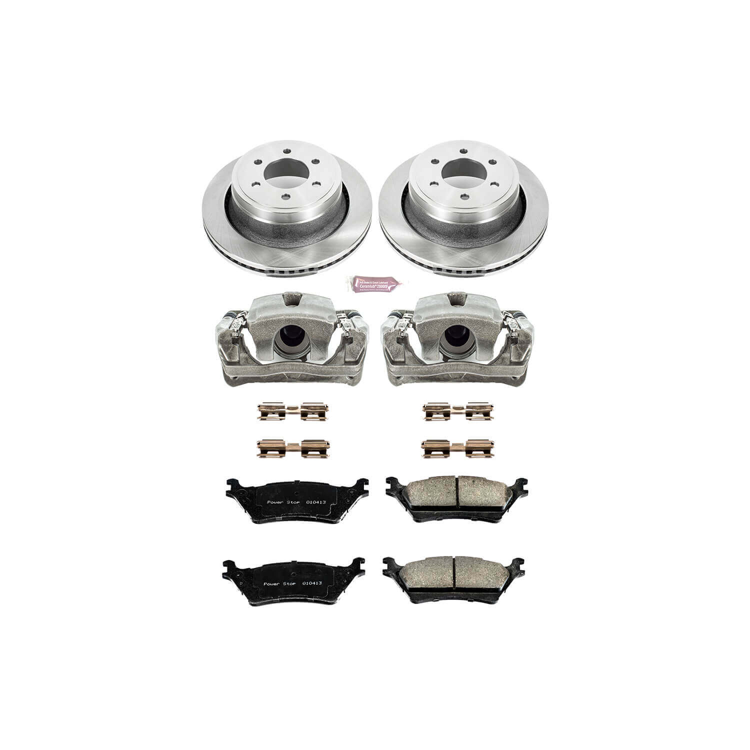 Power Stop KCOE6271 Autospecialty 1-Click Daily Driver Rear Brake Kit for 2012-2017 Ford F-150 product image