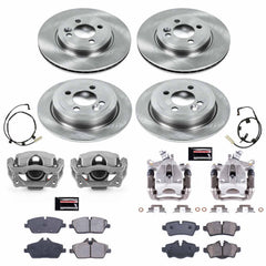 Power Stop KCOE6298 Autospecialty 1-Click OE Replacement Pad And Rotor Kit With Calipers for 2007 MINI Cooper Base Hatchback product image