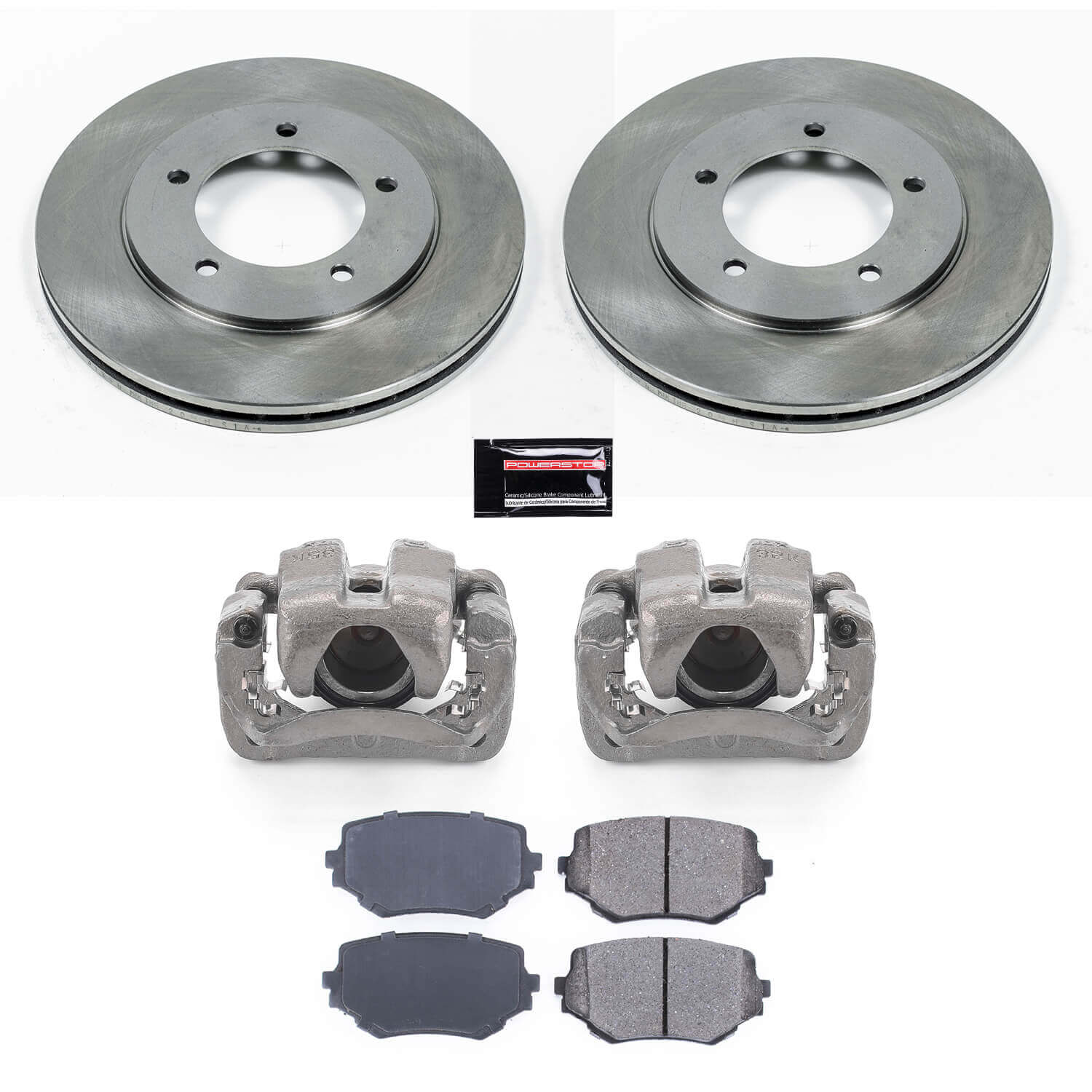 Power Stop KCOE6308 Autospecialty 1-Click OE Replacement Pad And Rotor Kit With Calipers for 1999 Suzuki Grand Vitara product image